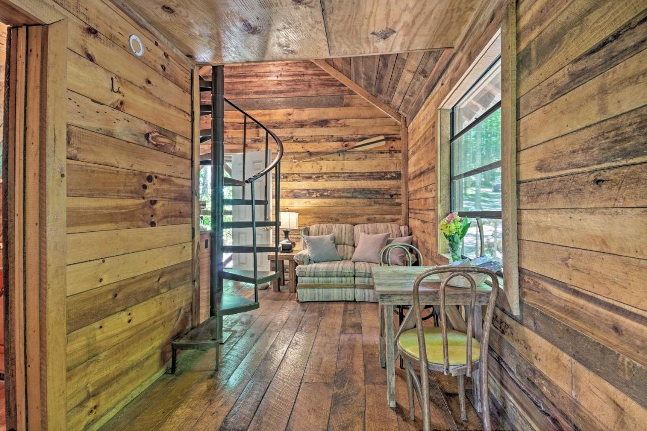 Creekside Cabin With Deck In Pisgah Forest! Barnardsville Buitenkant foto