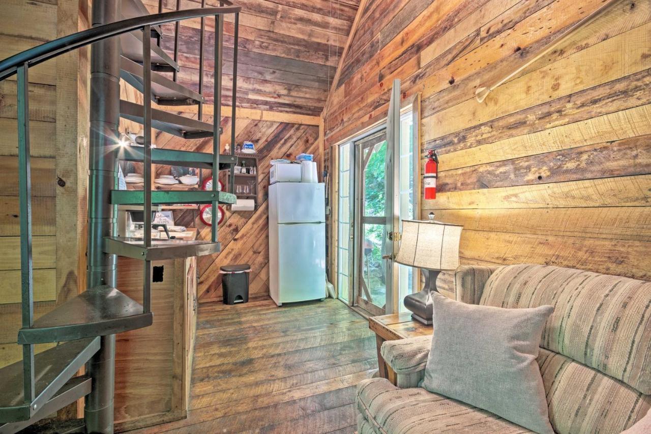 Creekside Cabin With Deck In Pisgah Forest! Barnardsville Buitenkant foto