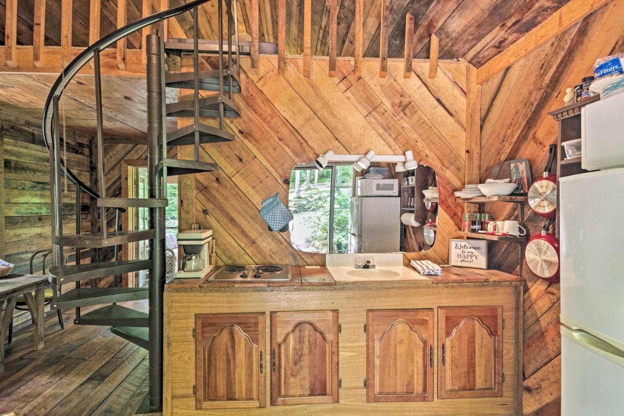Creekside Cabin With Deck In Pisgah Forest! Barnardsville Buitenkant foto