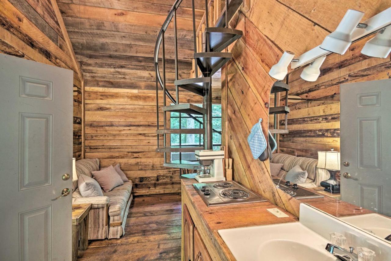 Creekside Cabin With Deck In Pisgah Forest! Barnardsville Buitenkant foto
