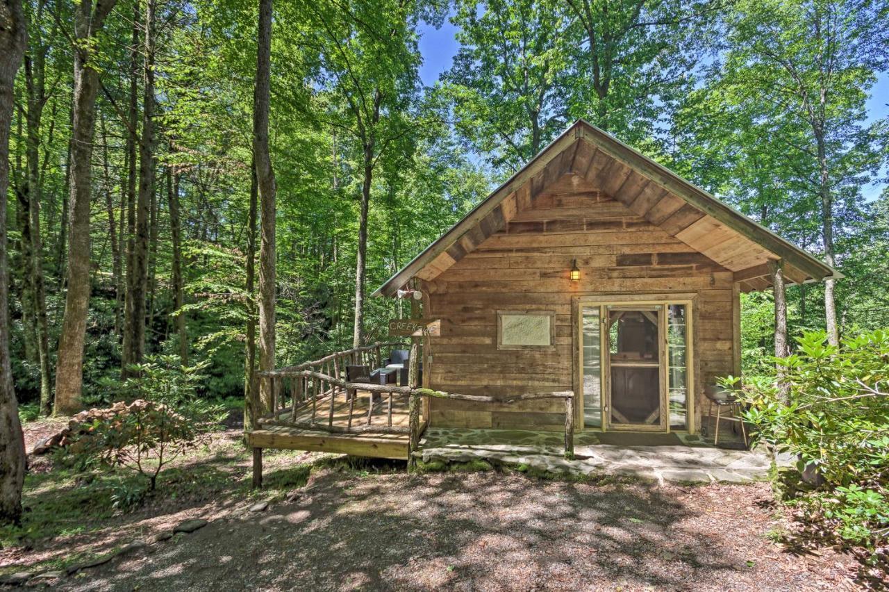 Creekside Cabin With Deck In Pisgah Forest! Barnardsville Buitenkant foto